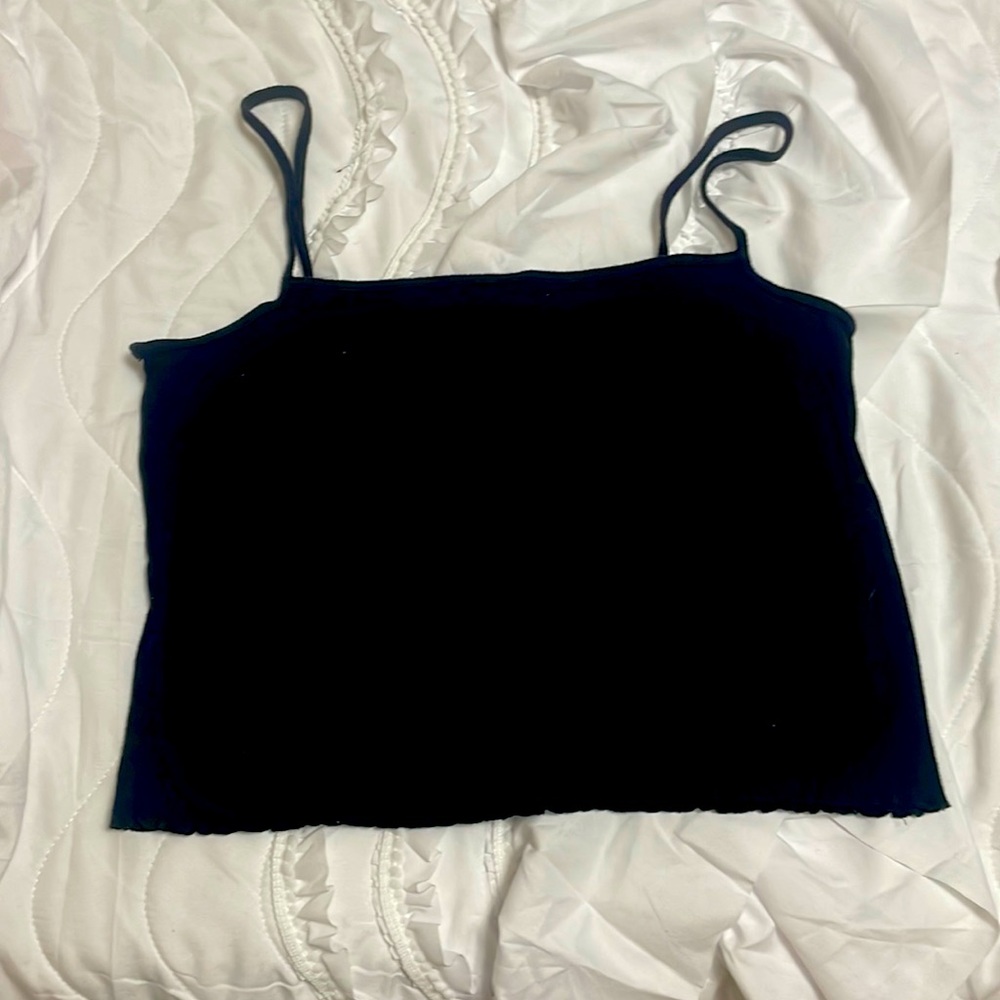 Black crop top